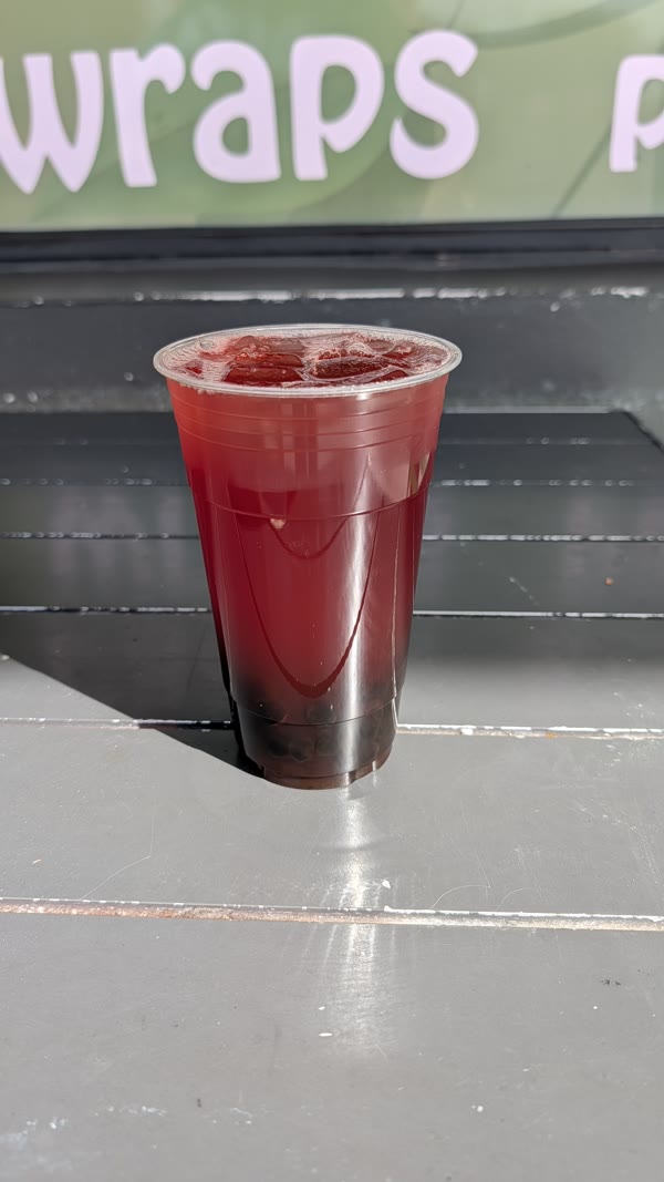 Hibiscus iced tea